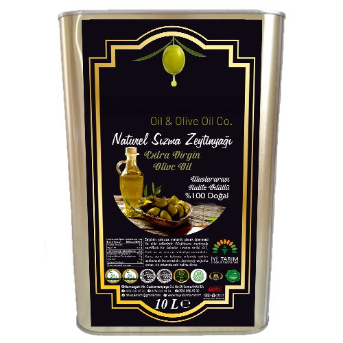 Naturel Sızma Zeytinyağı 10L Teneke